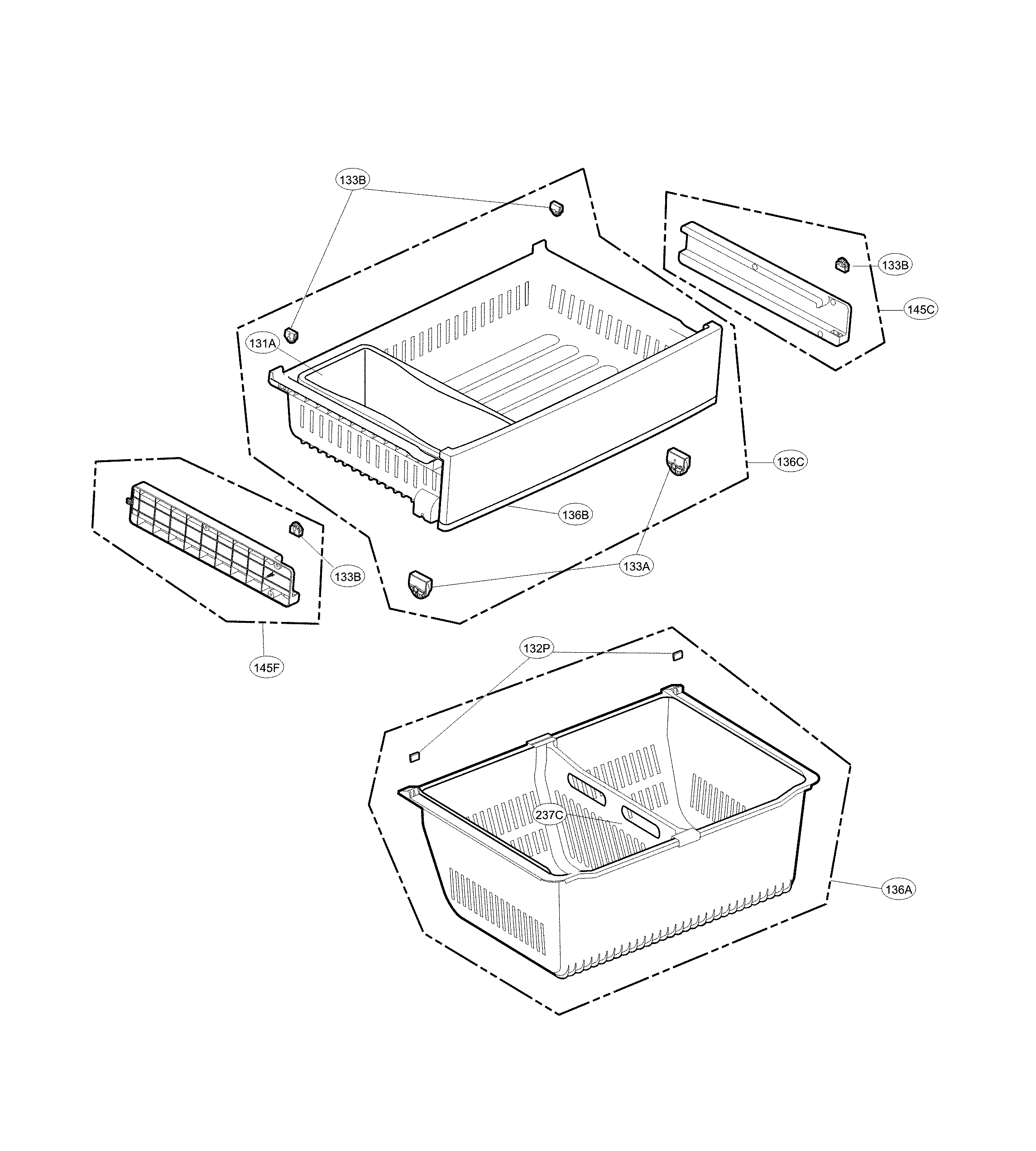 LG LFXS28968S/00 freezer parts diagram