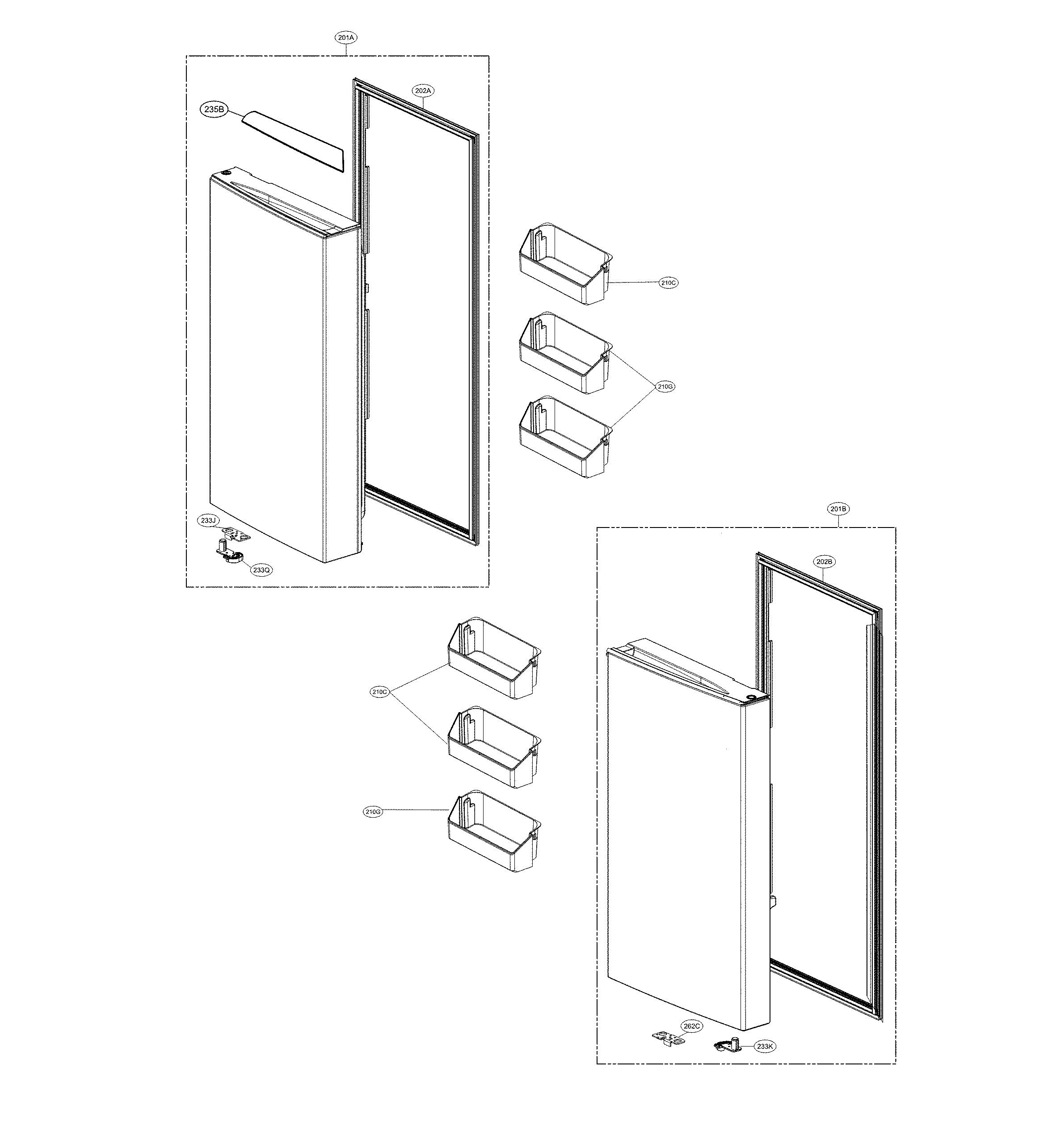LG LPXS30866D/00 f-room parts diagram