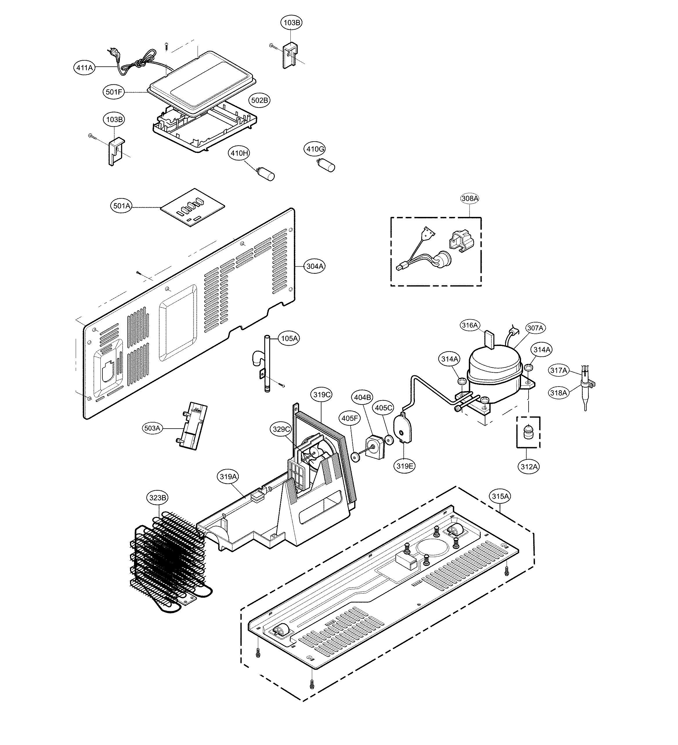 Kenmore Elite 79551857610 machine parts diagram