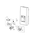 Kenmore 79573102710 dispenser parts diagram