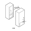 Kenmore 79571603015 ice maker parts diagram