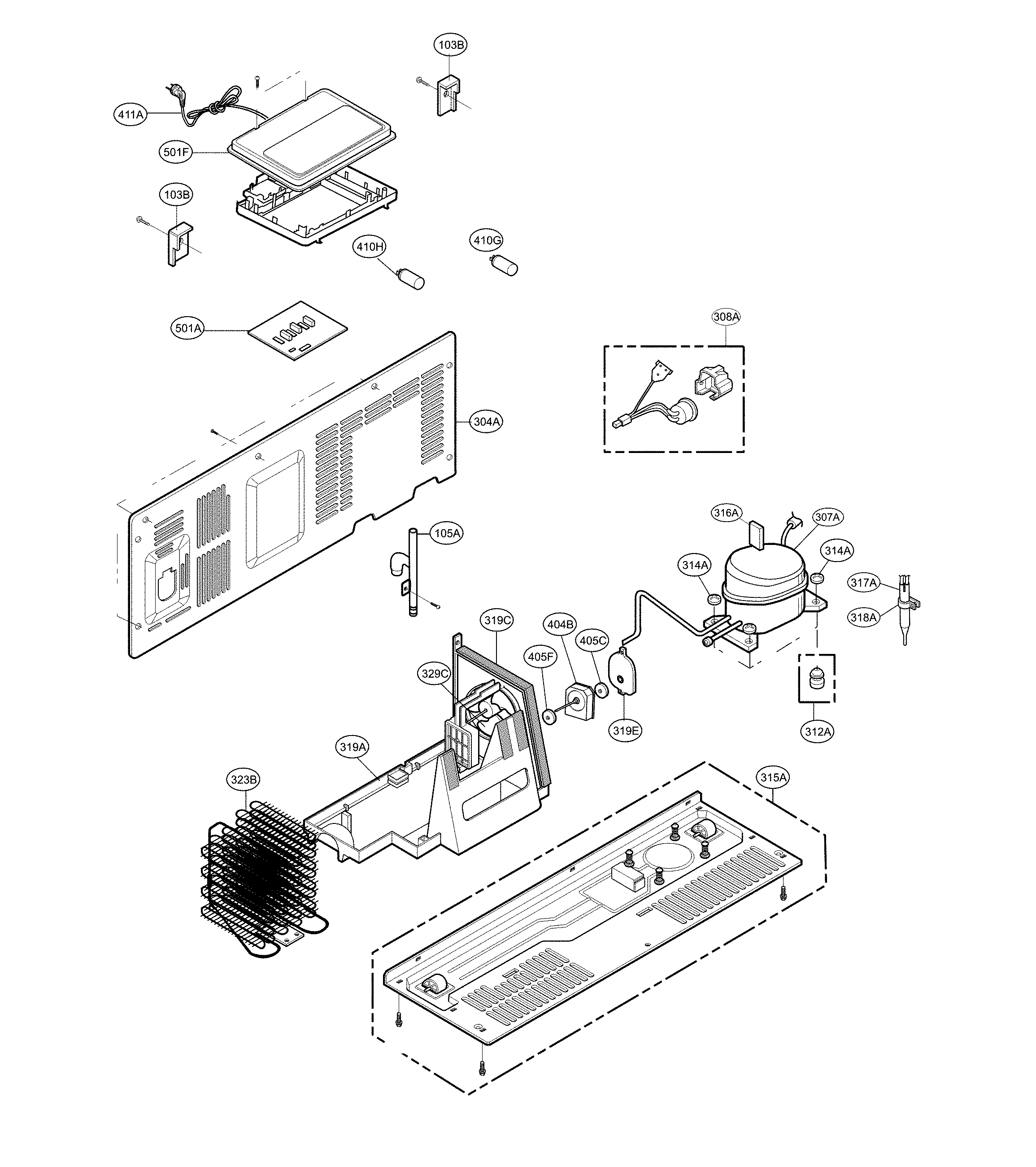 Kenmore 79551832413 machine parts diagram