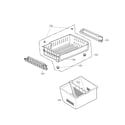 Kenmore 79570339411 freezer parts diagram