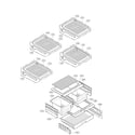 Kenmore 79570339411 refrigerator parts diagram