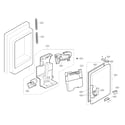 Kenmore 79570339411 ice maker parts diagram