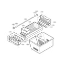 Kenmore Elite 79578542806 freezer parts diagram