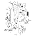LG LFXS30766D/01 case parts diagram