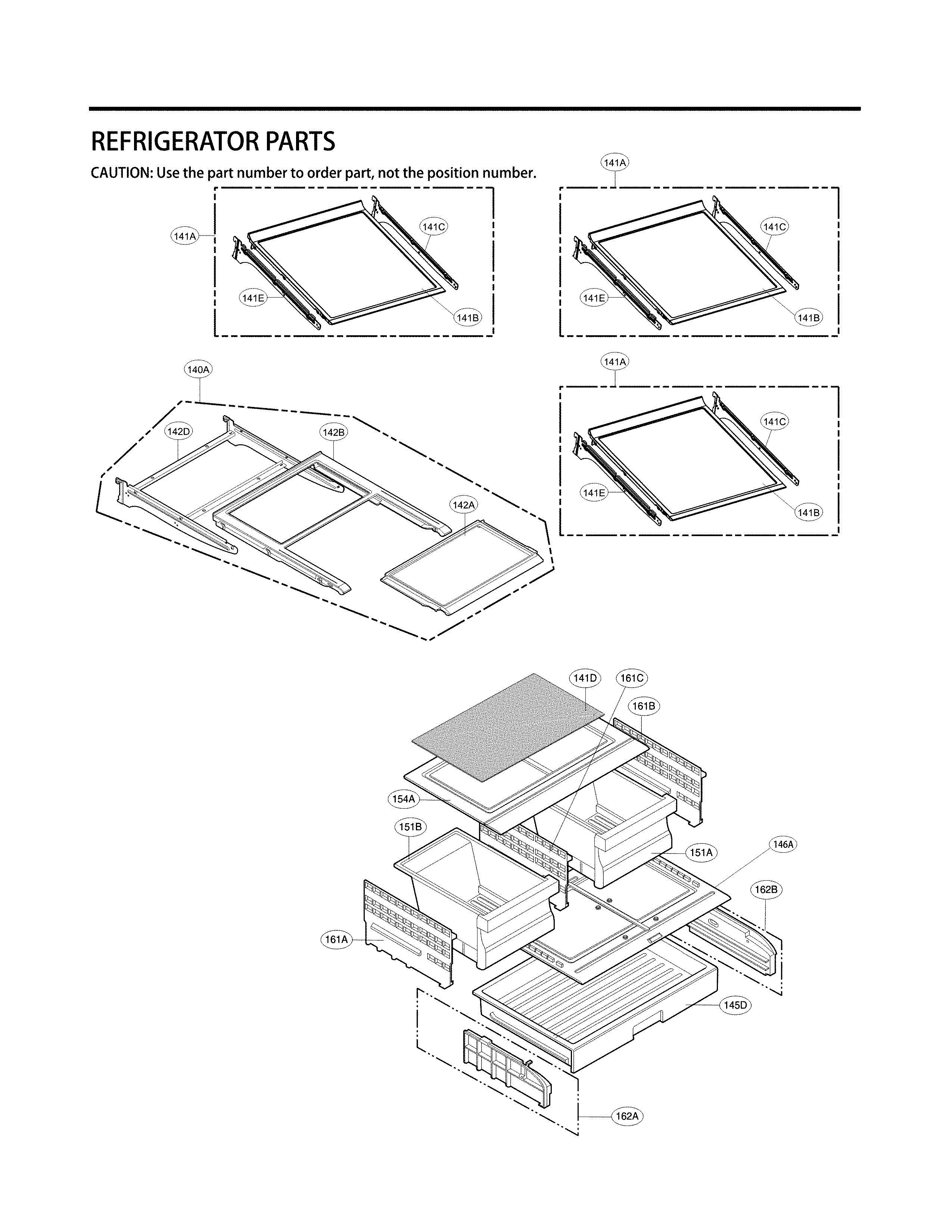 LG LFX28968ST/06 refrigerator parts diagram