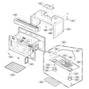 LG LMV1813ST/02 oven cavity parts diagram