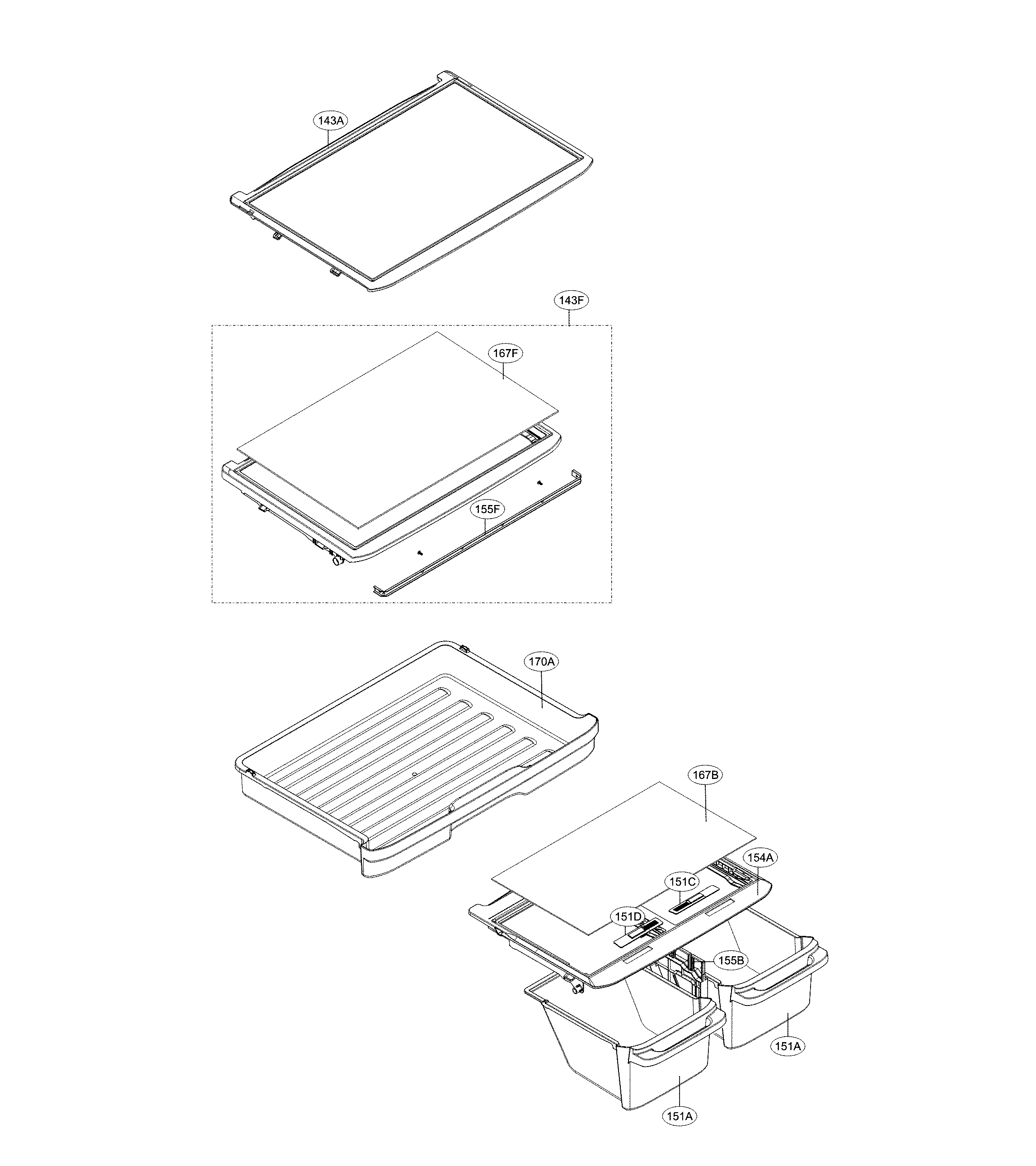 Kenmore 79568039211 refrigerator parts diagram