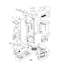 LG LFXS27466S/00 case parts diagram