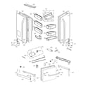 LG LFXS29626B/00 door parts diagram
