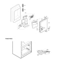 LG LFXS29626B/00 ice maker & ice bin parts diagram