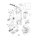 LG LFXS26596S/00 case parts diagram
