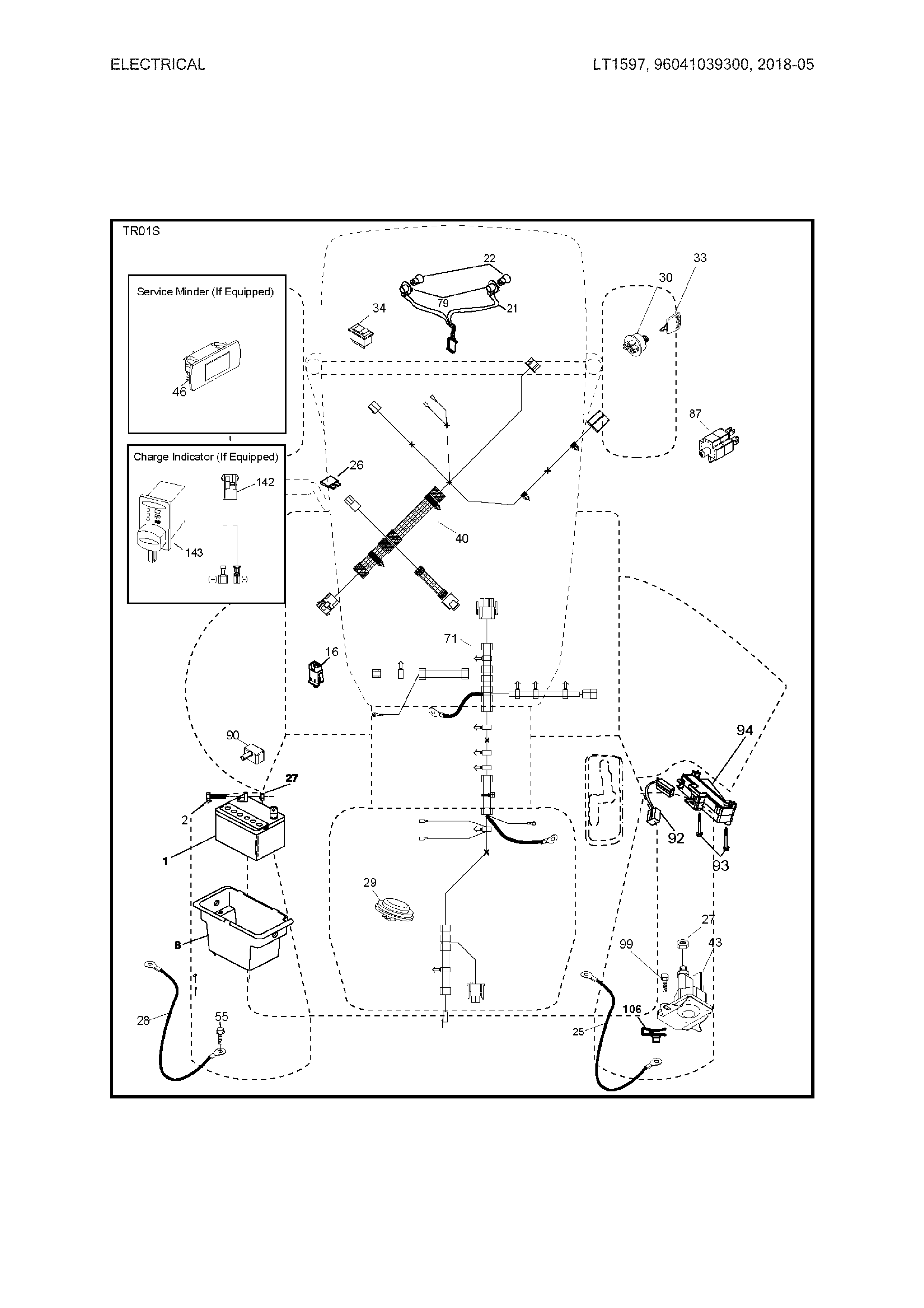 Husqvarna 96041039300 electrical diagram