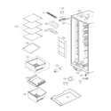 LG LSXC22426S/00 refrigerator compartment diagram