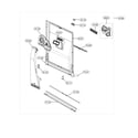 LG LDT7808ST/00 door liner assembly diagram