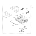 LG LDT7808ST/00 upper rack assembly diagram