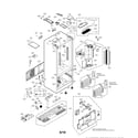 LG LFXC24726D/01 case parts diagram