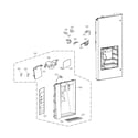 LG LFXC24726D/01 dispenser parts diagram