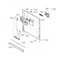 LG LDT5678BD/00 door liner assembly diagram
