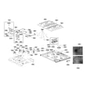 LG LTG4715ST/00 cooktop parts diagram