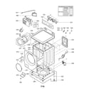 Kenmore 79641262611 cabinet parts diagram