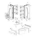 LG LFDS22520S/01 door parts diagram
