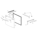 LG LRFXC2406S/00 door parts - freezer diagram