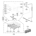 LG LSDF9962ST/00 rack assembly diagram