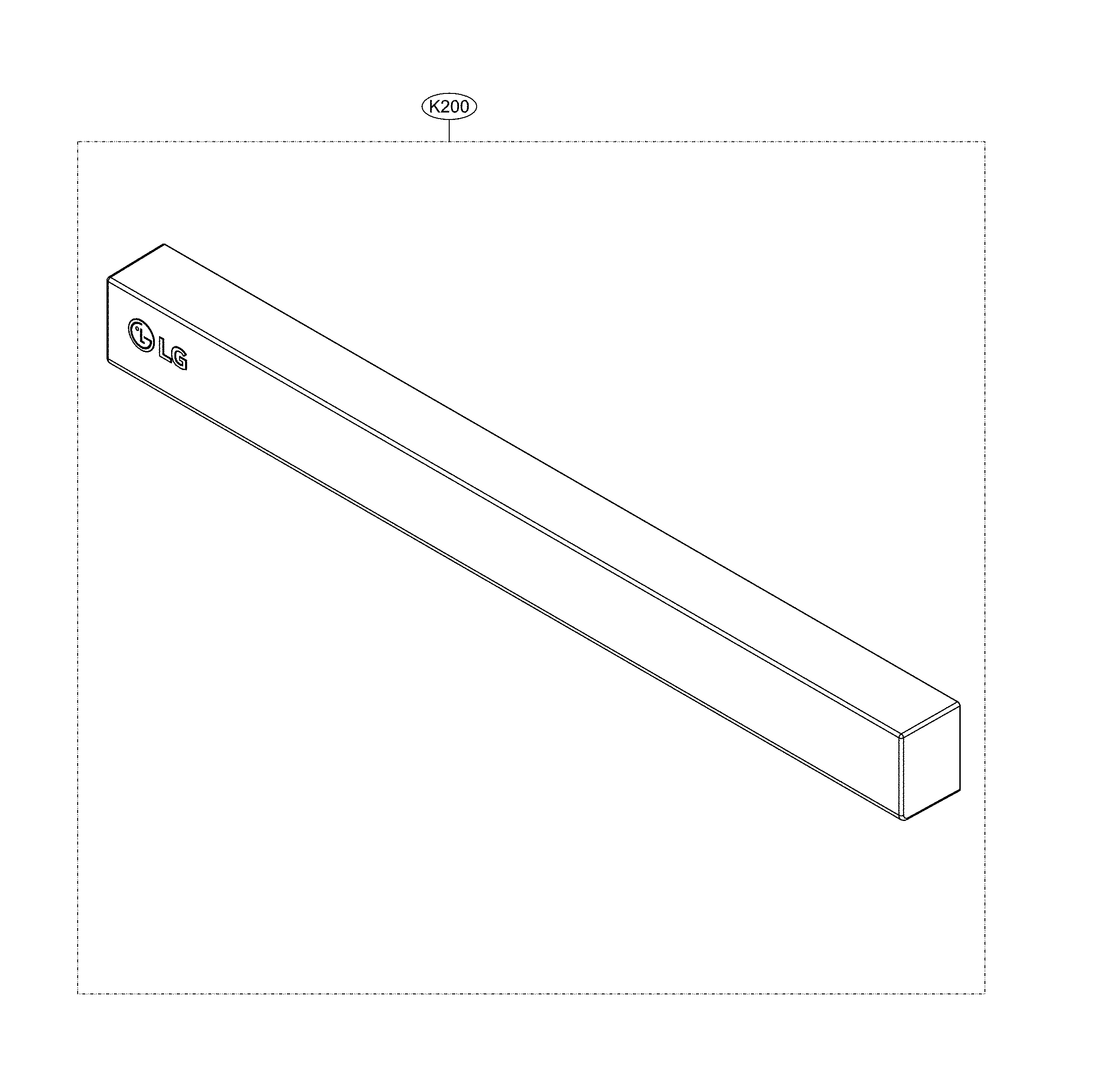 LG LDF5545WW/00 panel assembly diagram