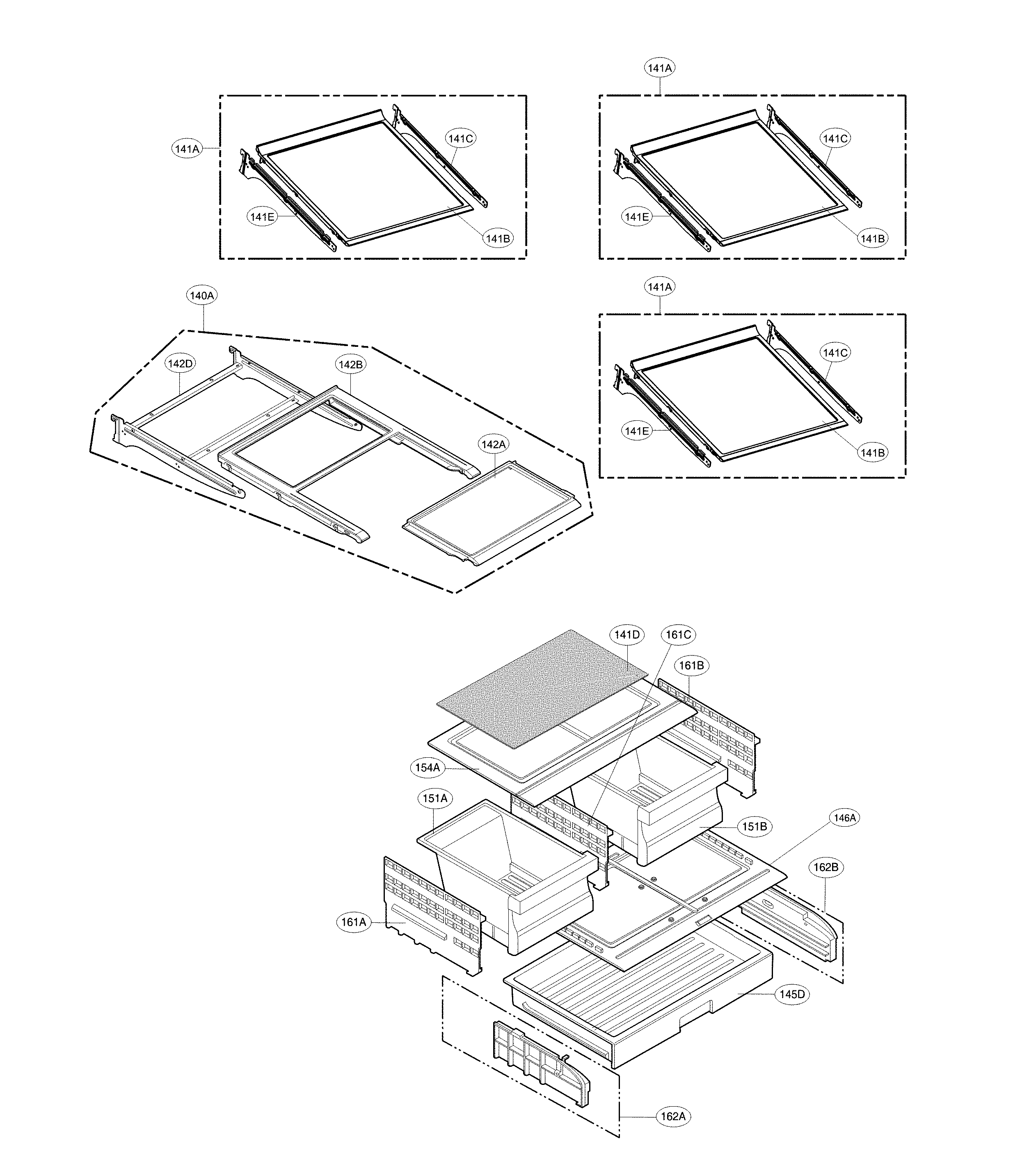 LG LFXS27566S/00 refrigerator parts diagram