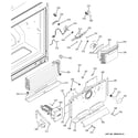 GE PFSS5PJZCSS freezer section diagram