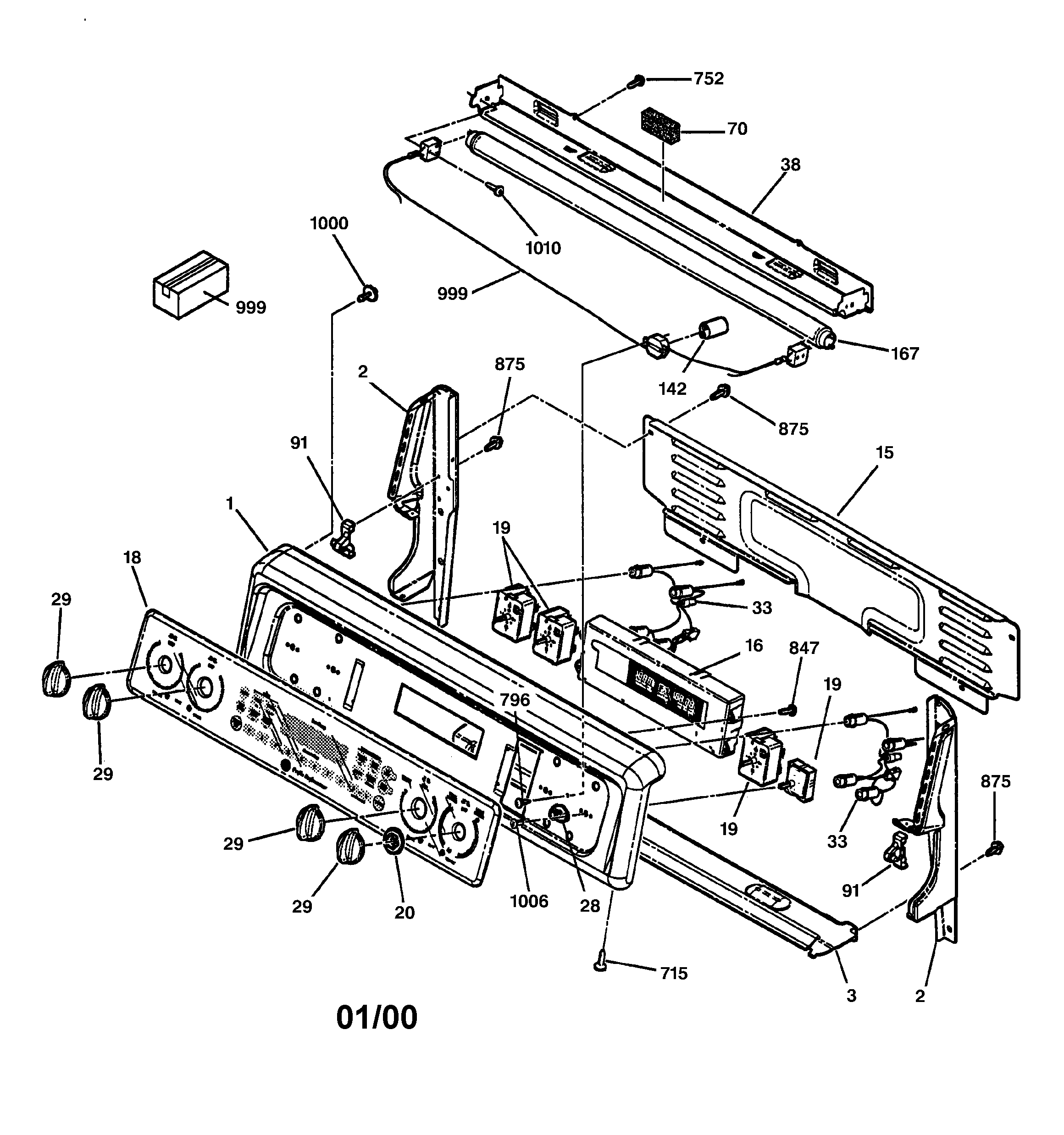 GE JBP85CB2CC control panel diagram
