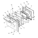 GE JBP85WB2WW door diagram