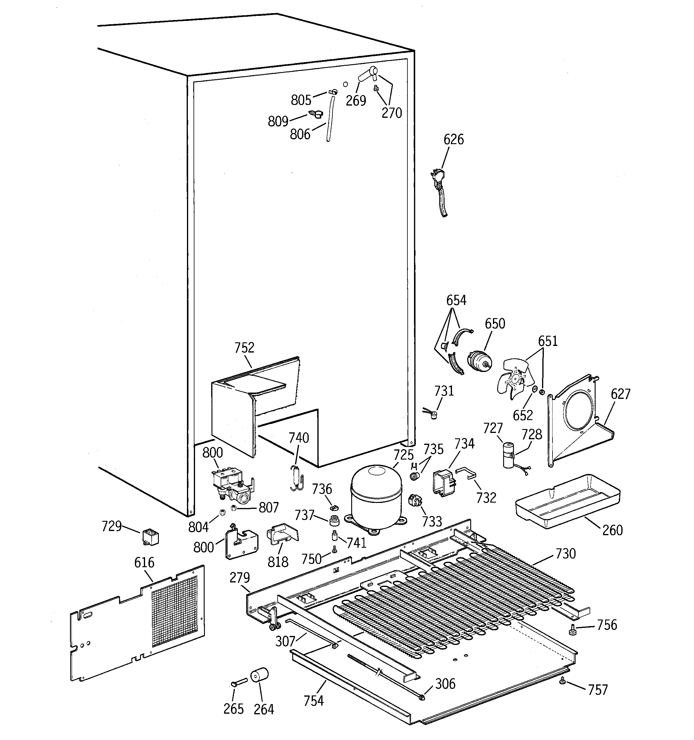 GE TPJ24BIBEWW unit parts diagram
