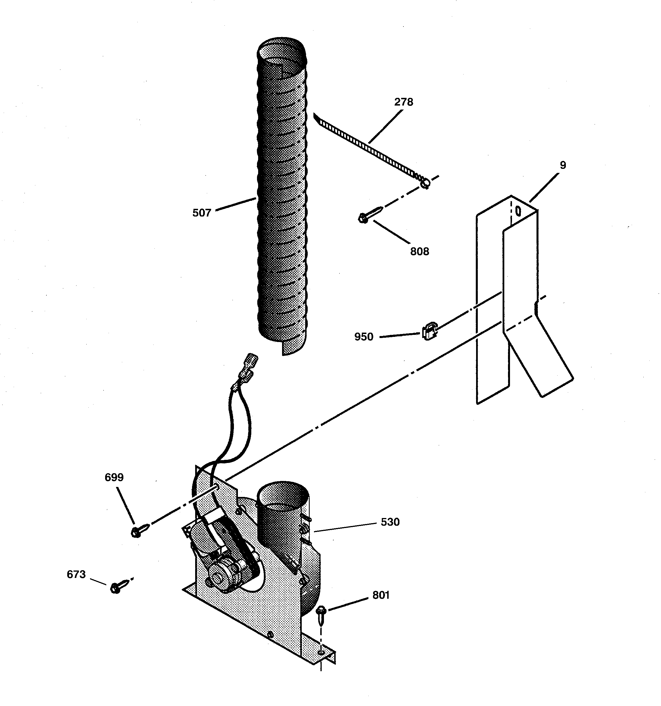 GE JS960TB1WW blower diagram