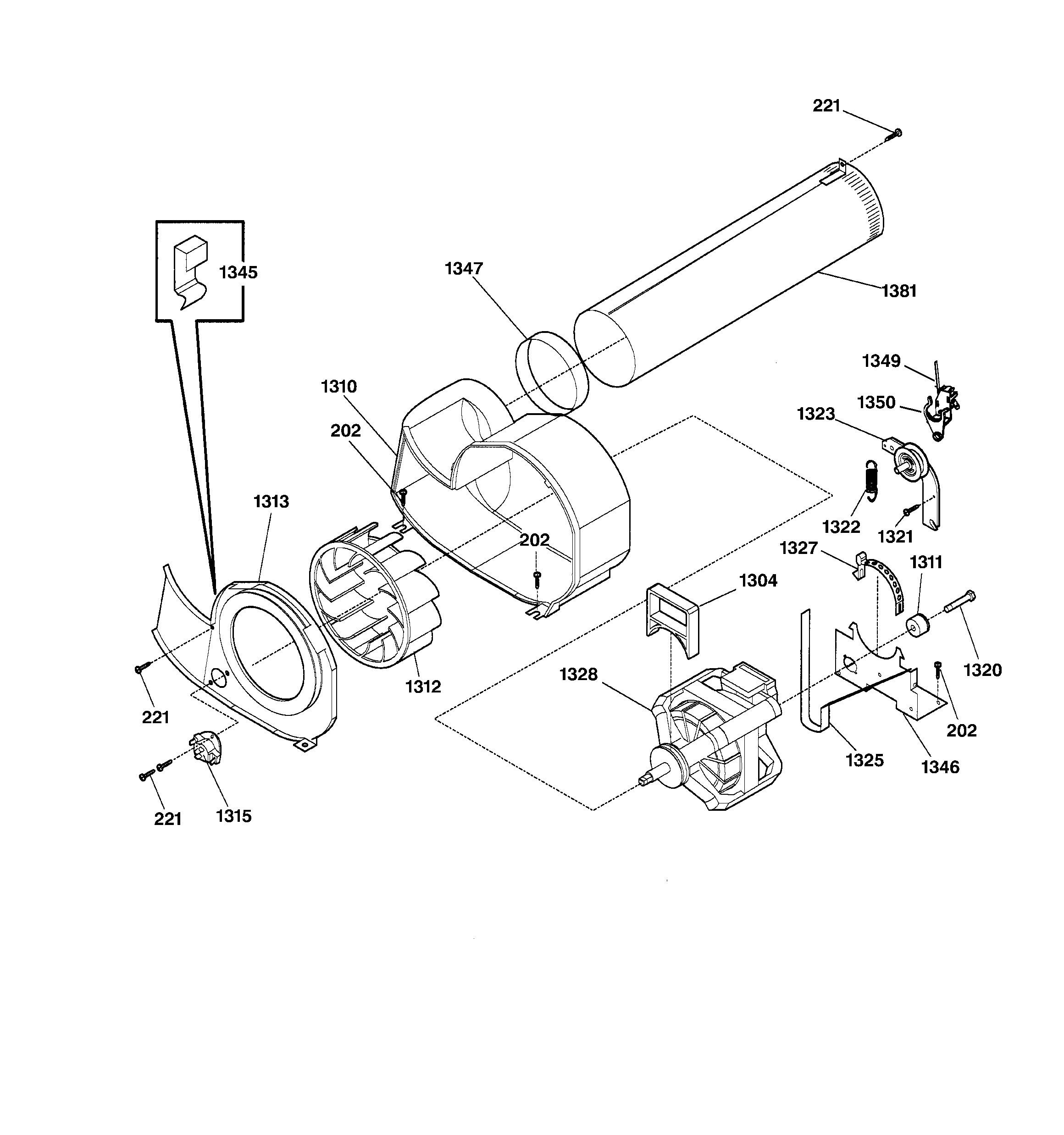 GE DCB330EY0AC motor diagram