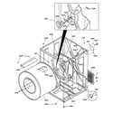 GE DCD330GY0AC cabinet & drum diagram