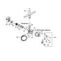 GE GSM2100ZZ1WH motor-pump mechanism diagram