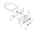 GE DSKP233ETAWB top & control panel parts diagram