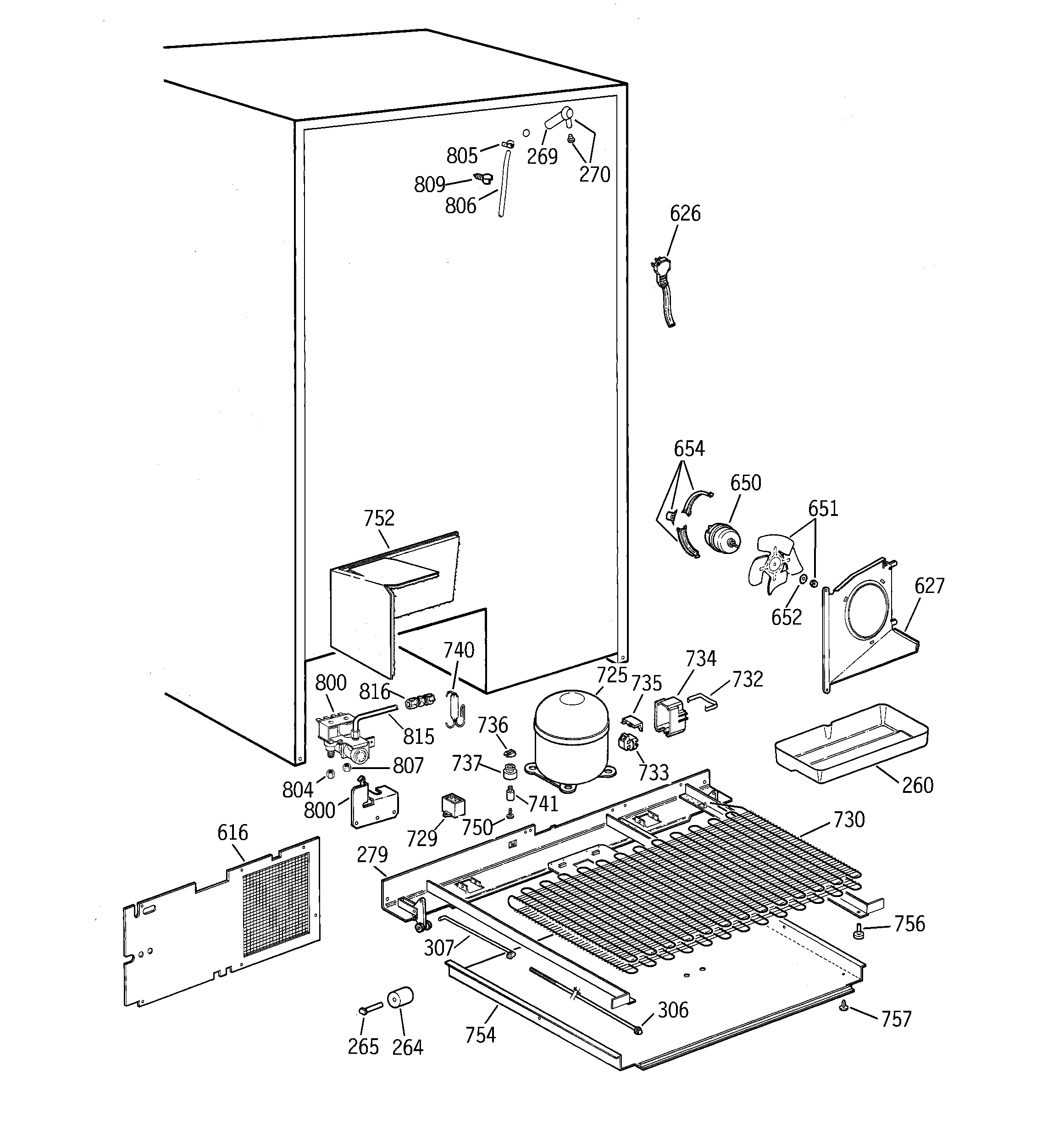 GE TPG24PRDABB unit parts diagram