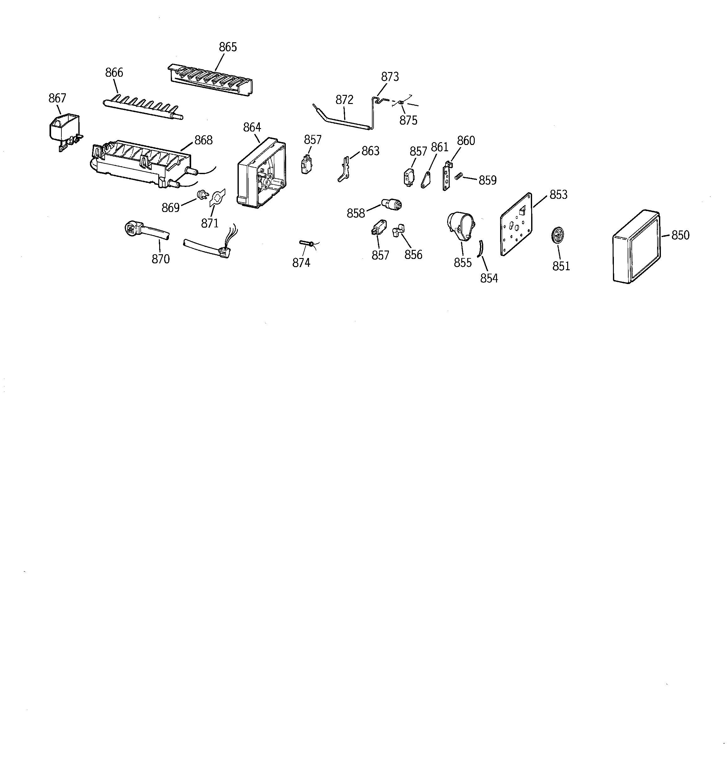 GE TFM26PRDAWW icemaker wr30x0327 diagram