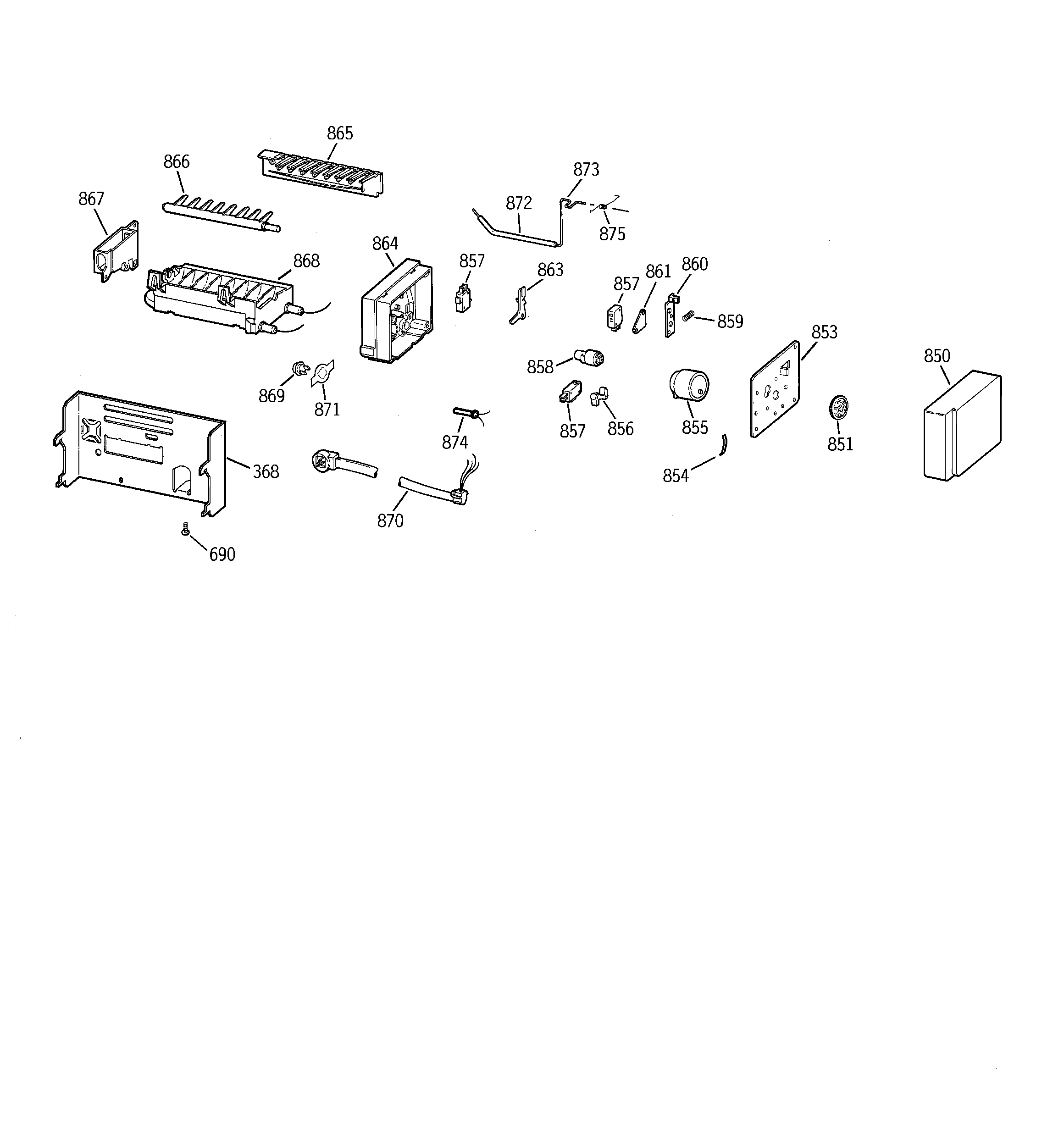 GE TPG21BRDAWW icemaker wr30x0330 diagram