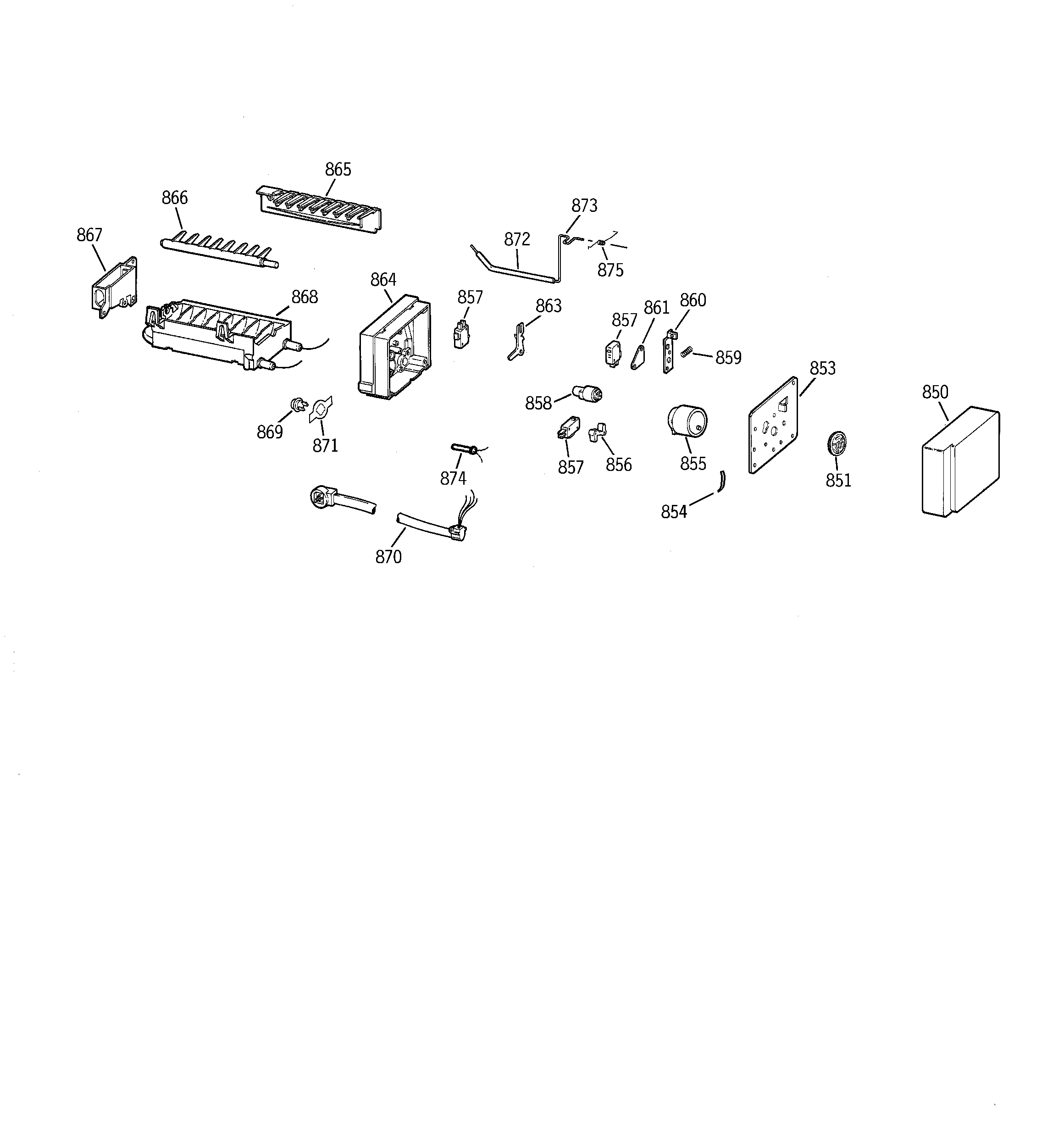 GE TFZ22JRDAWW icemaker wr30x0330 diagram