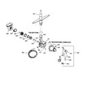GE GSD1920C07BB motor-pump mechanism diagram