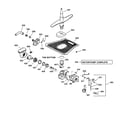GE GSD5120D01BB motor-pump mechanism diagram