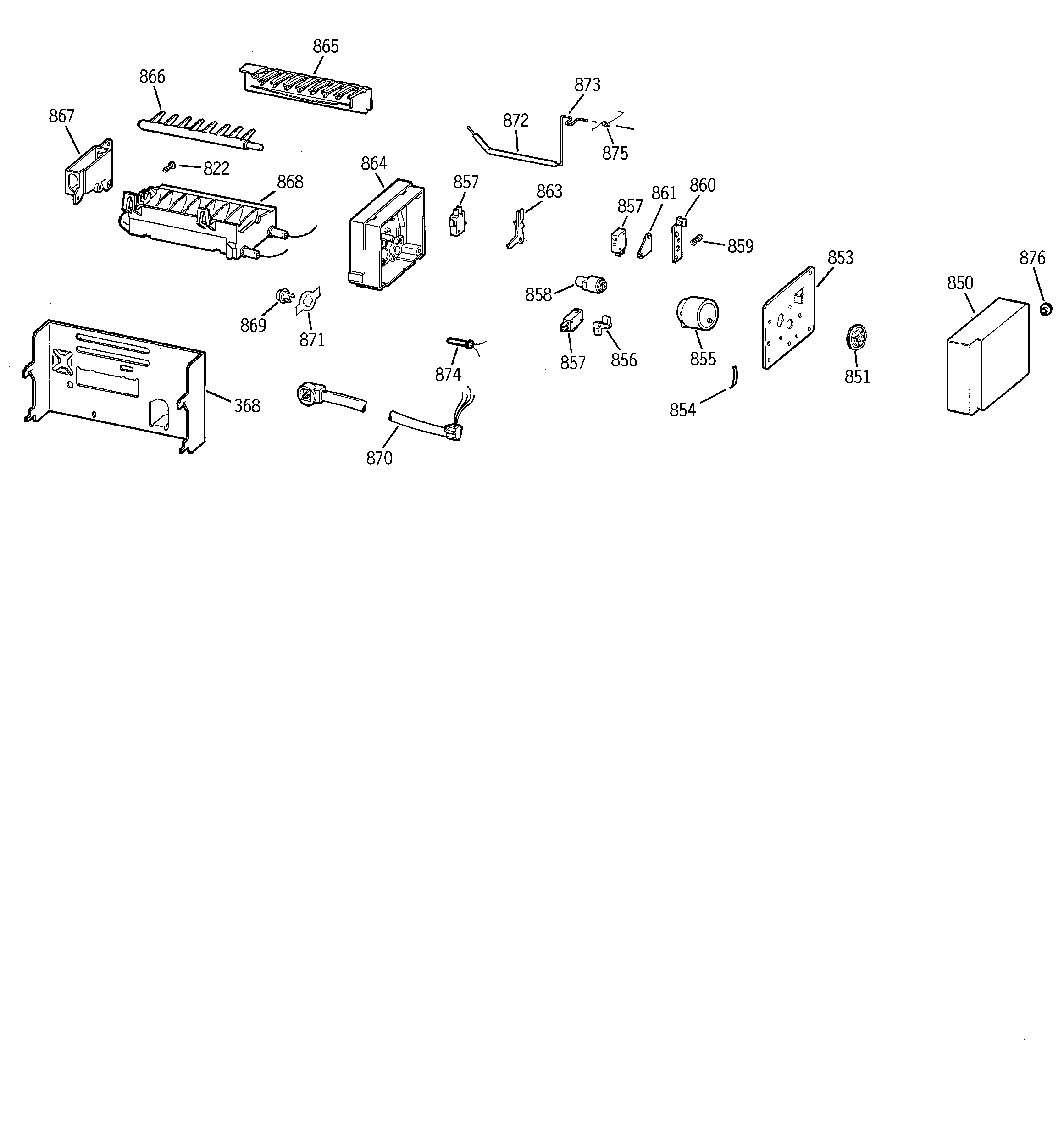 GE TFT28PFBGAA icemaker wr30x0328 diagram