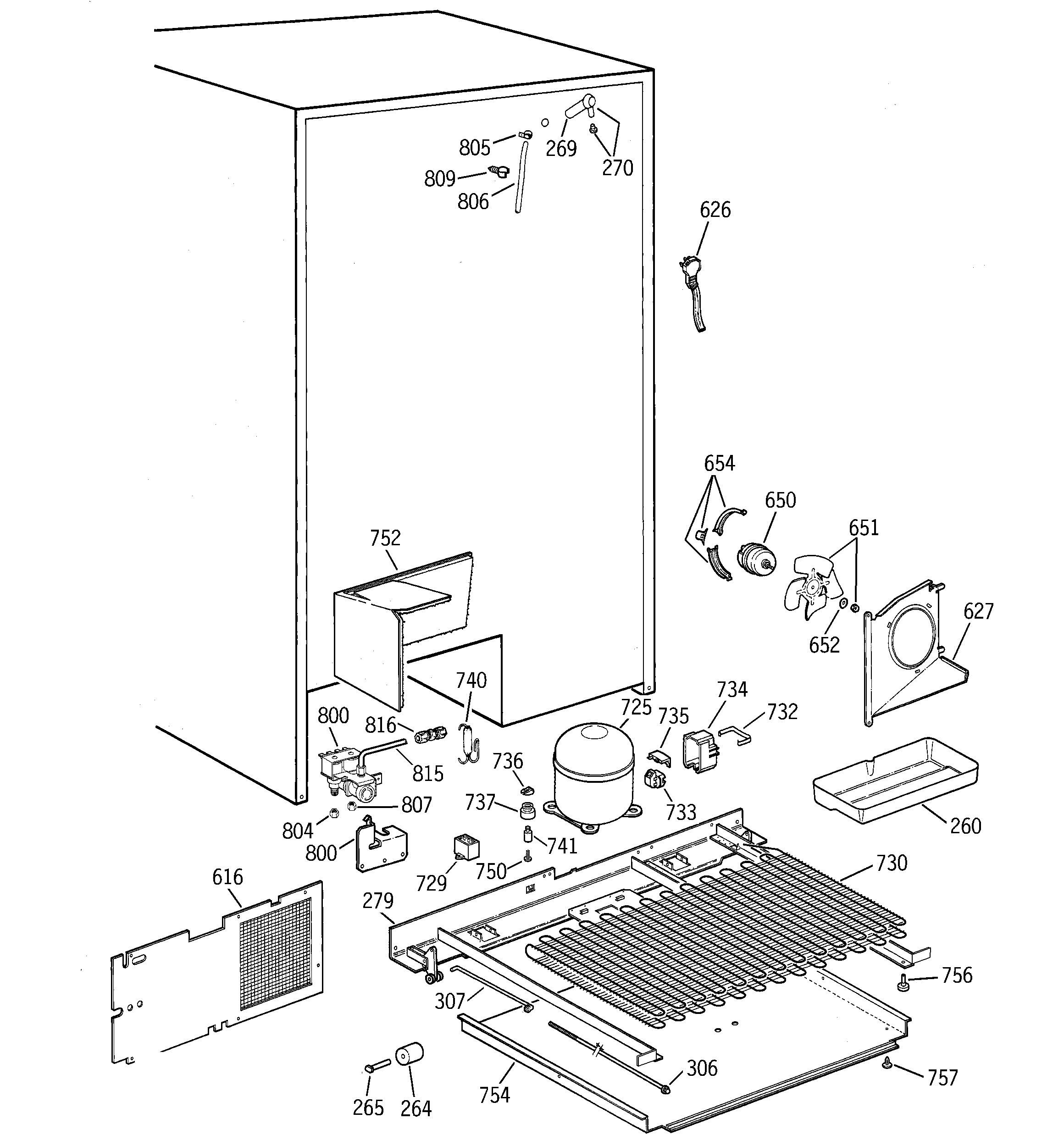 GE TPG24PRCGWW unit parts diagram