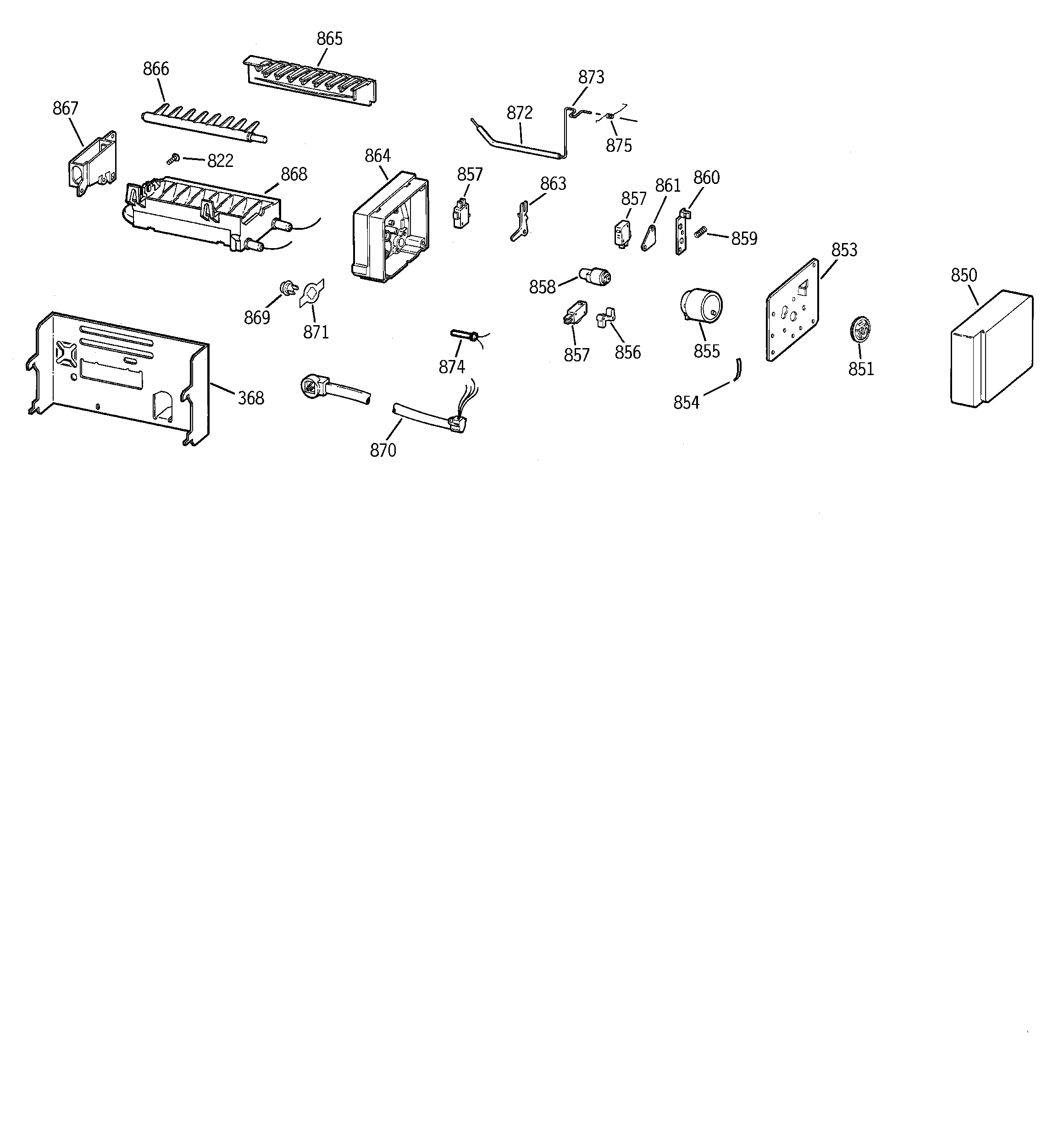 GE TPG24BFCGBB icemaker wr30x0331 diagram